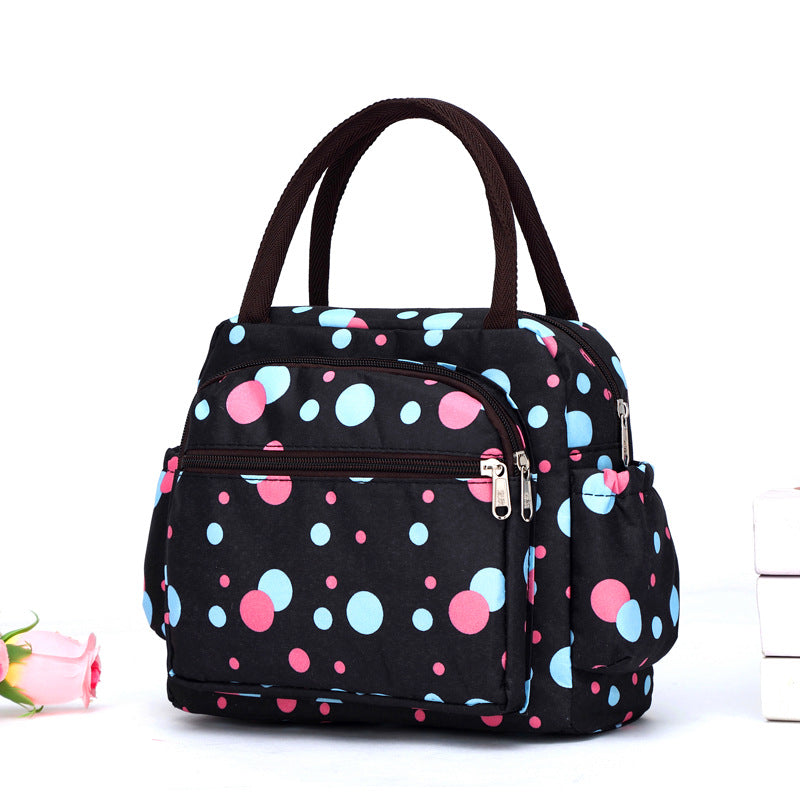 Cute Cat Print Handbag LoungeYard — product view 2