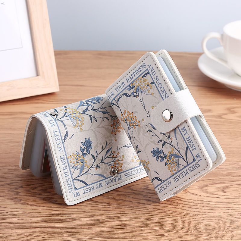 Floral Print Zippered Wallet LoungeYard — product view 1