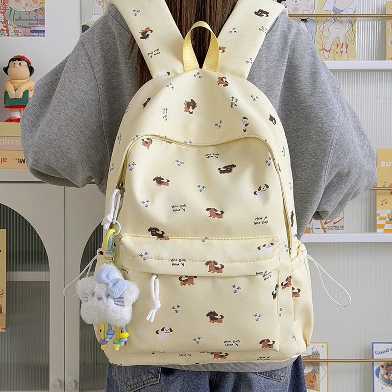 Fun-Themed Animal Print Backpack LoungeYard — product view 2