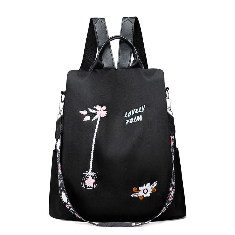 Stylish Embroidered Backpack LoungeYard — product view 2