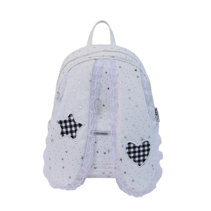 Playful Bunny Ear-Themed Backpack LoungeYard — product view 6