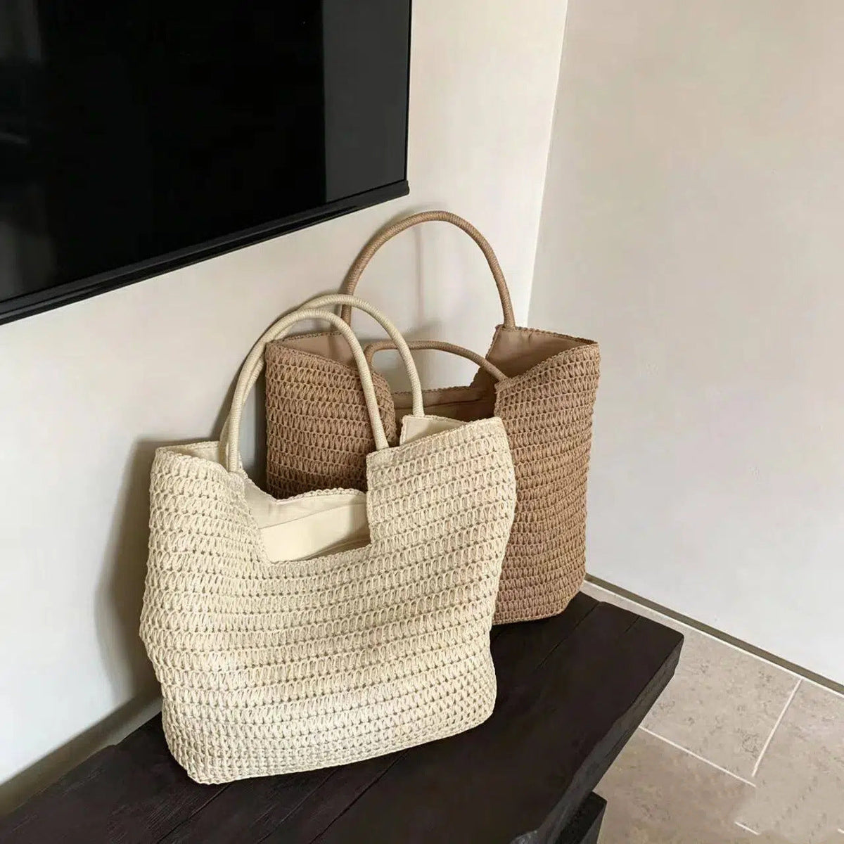 Shopping net with handwoven design LoungeYard — product view 2