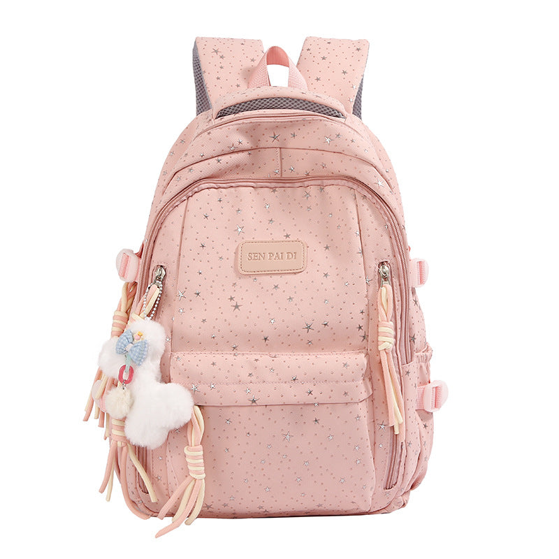 Stylish Starry Design Backpack — product view 2