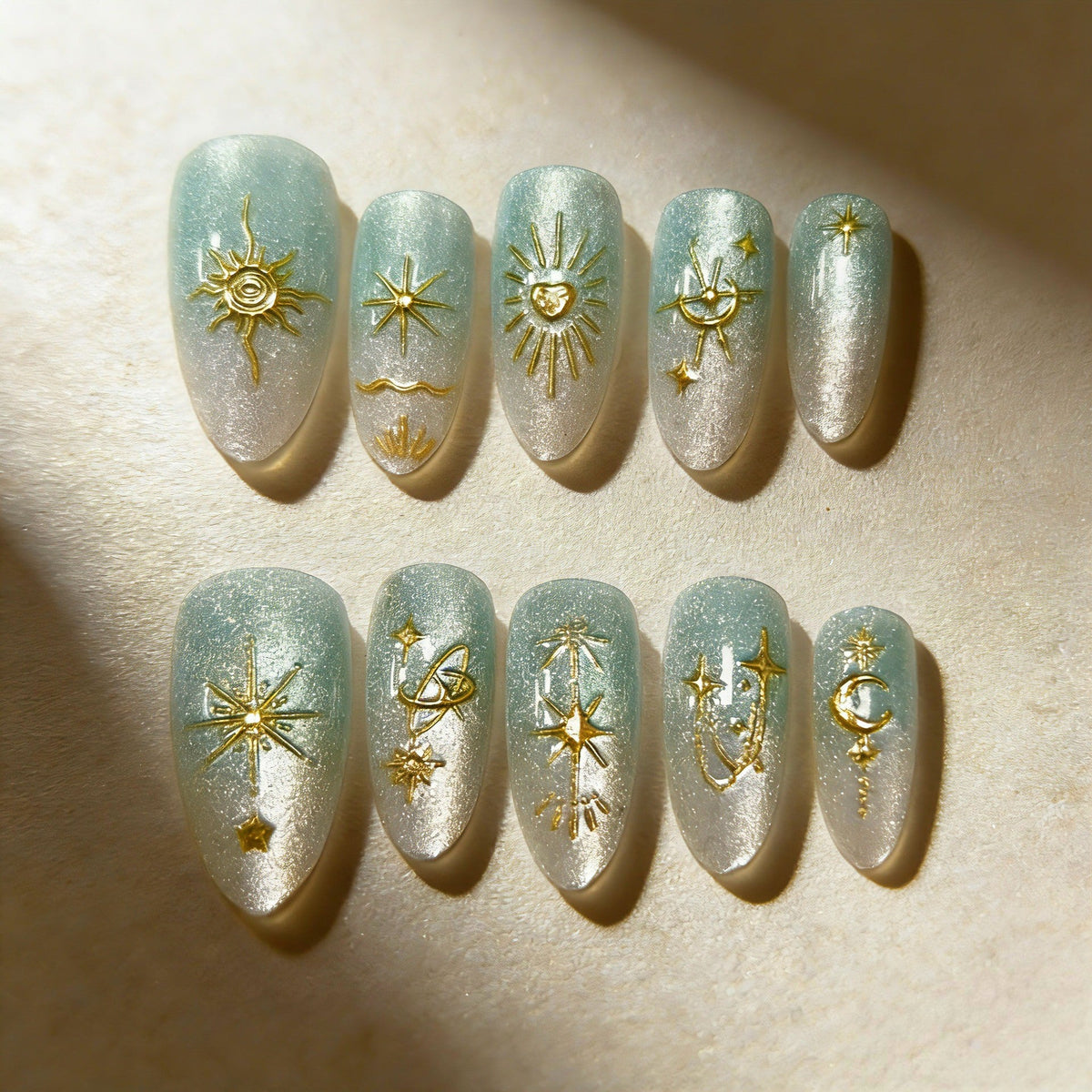Celestial-Themed Press-On Nails — product view 4
