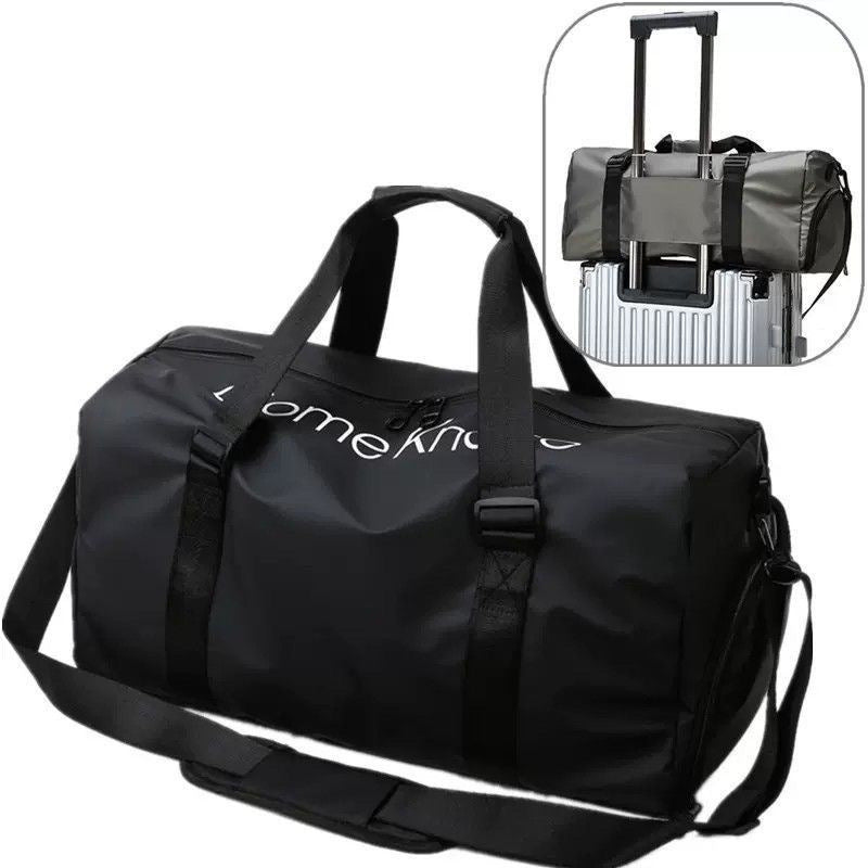 Travel bag with integrated trolley attachment system LoungeYard — product view 5