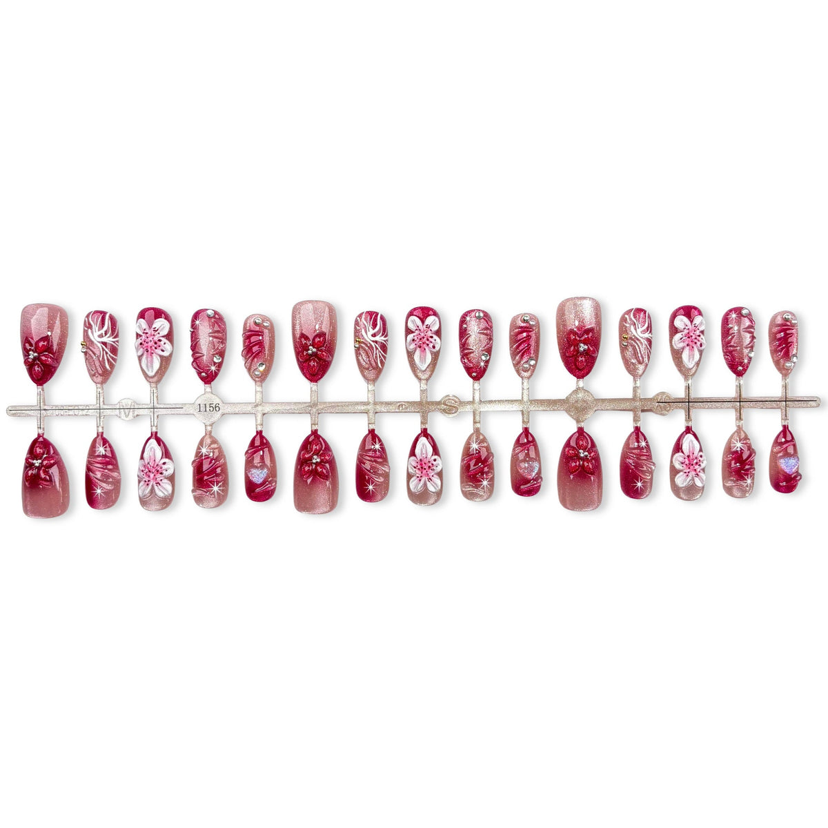 Decorative Floral Nail Art Set — product view 5