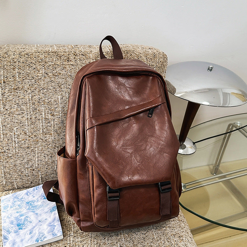 Modern Leather Backpack LoungeYard — product view 3