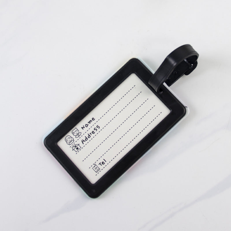 Geometric Travel Luggage Tag LoungeYard — product view 4