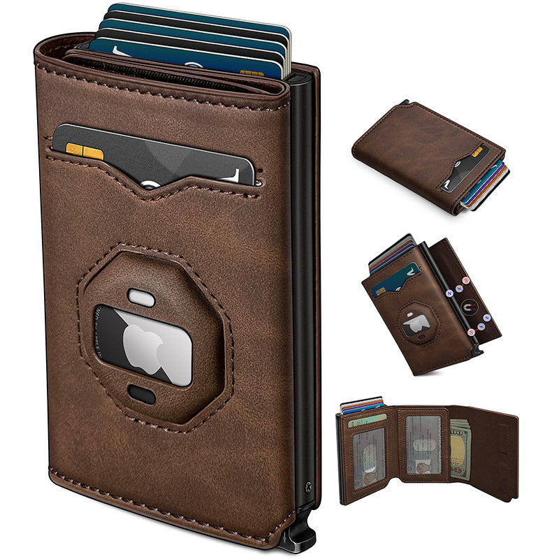 Multifunctional Leather RFID Wallet LoungeYard — product view 1