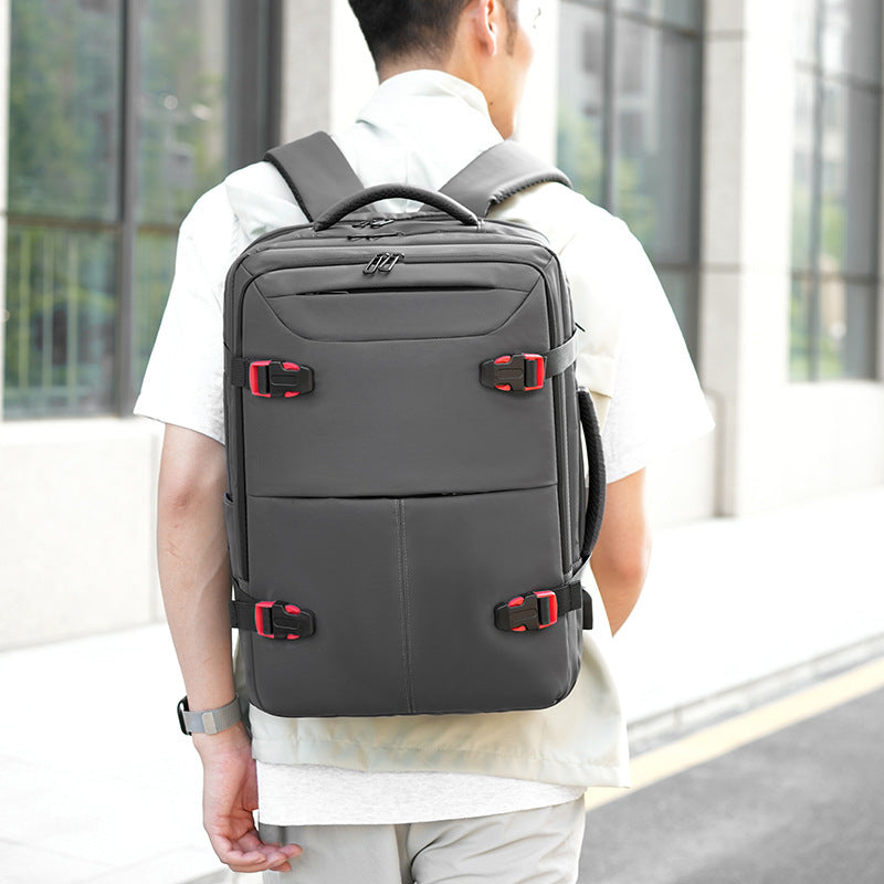 Practical Laptop Backpack with Innovative Safety Compartment and Organizer System LoungeYard — product view 2