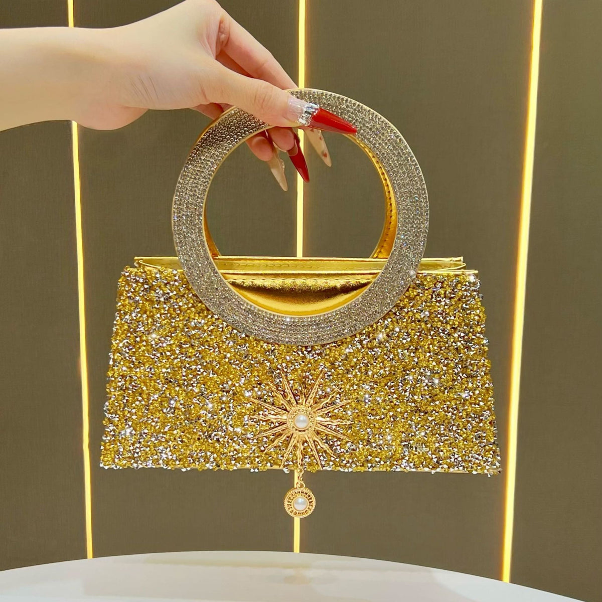 Sparkling Statement Evening Handbag — product view 6