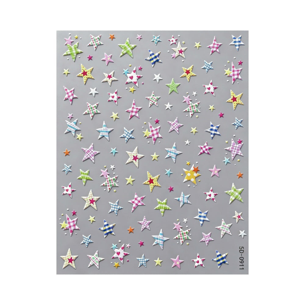 Decorative Star Nail Art Stickers — product view 6