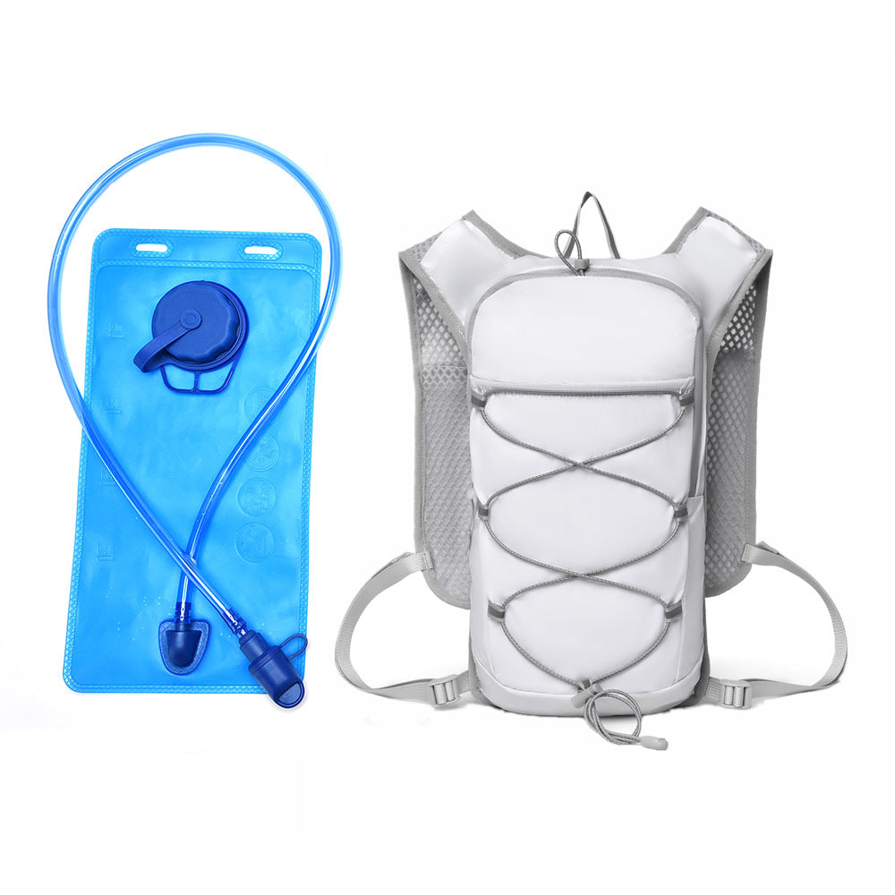 Unisex nan lighter hydration backpack with 2-liter hydration bladder and breathable mesh back LoungeYard — product view 4