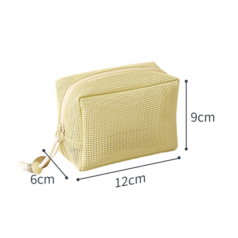 Mesh Zippered Toiletry Pouch LoungeYard — product view 4