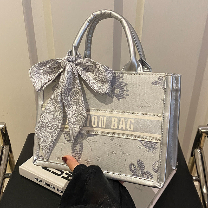 Elegant Structured Satchel Bag — product view 7