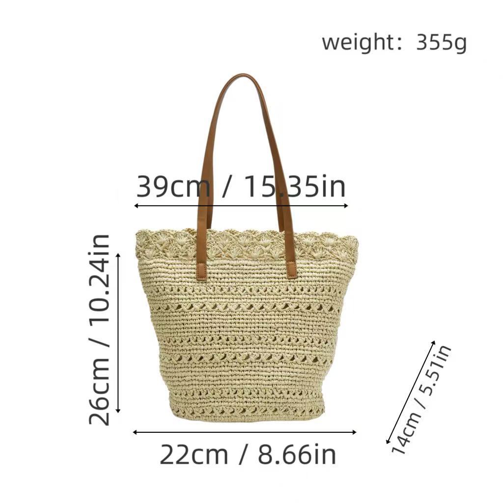Handmade Macrame Beach Bag LoungeYard — product view 6
