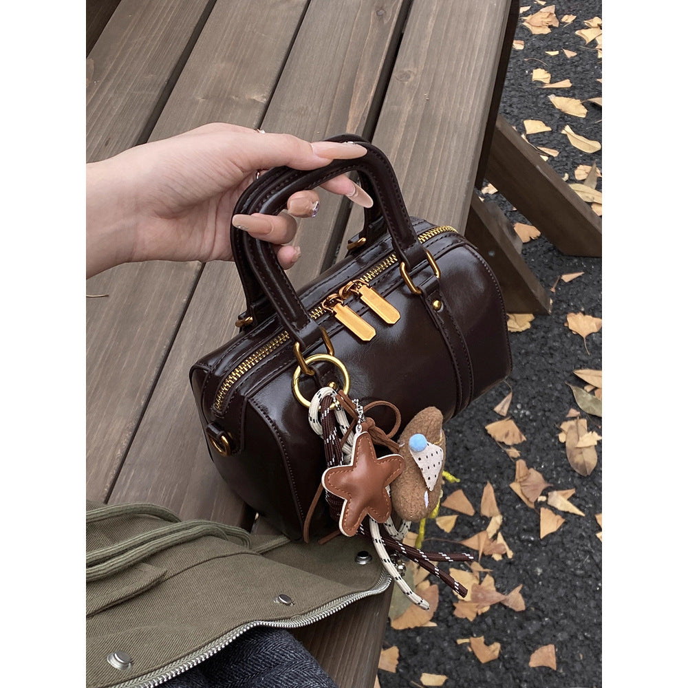 Soft Leather Handheld Satchel LoungeYard — product view 1