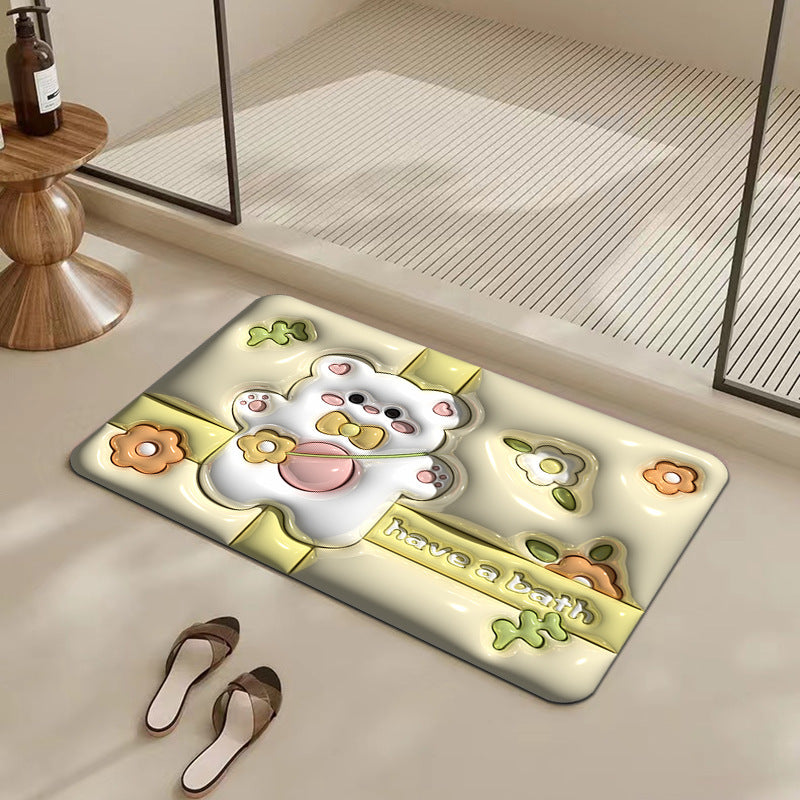 Fun Graphic Bath Mat — product view 6