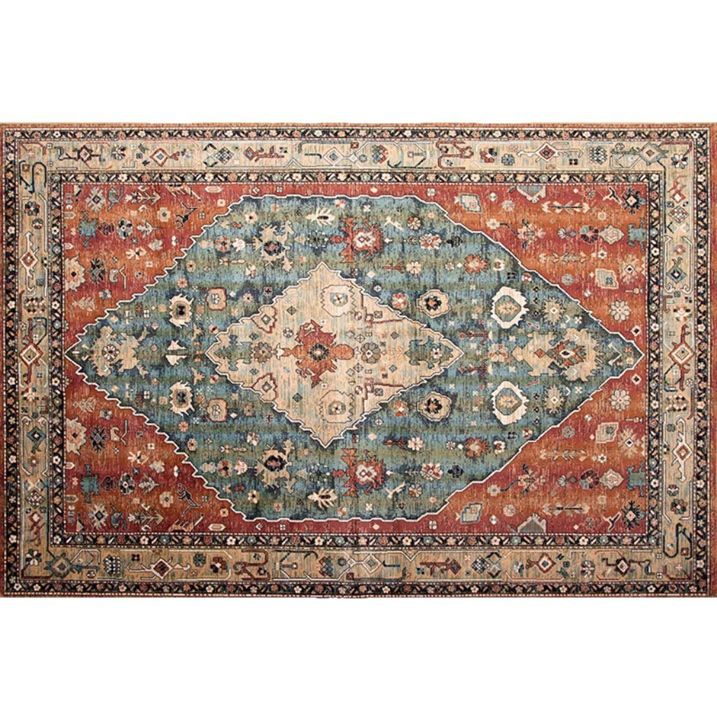 Ornate Persian Style Area Rug Bowlift — product view 5