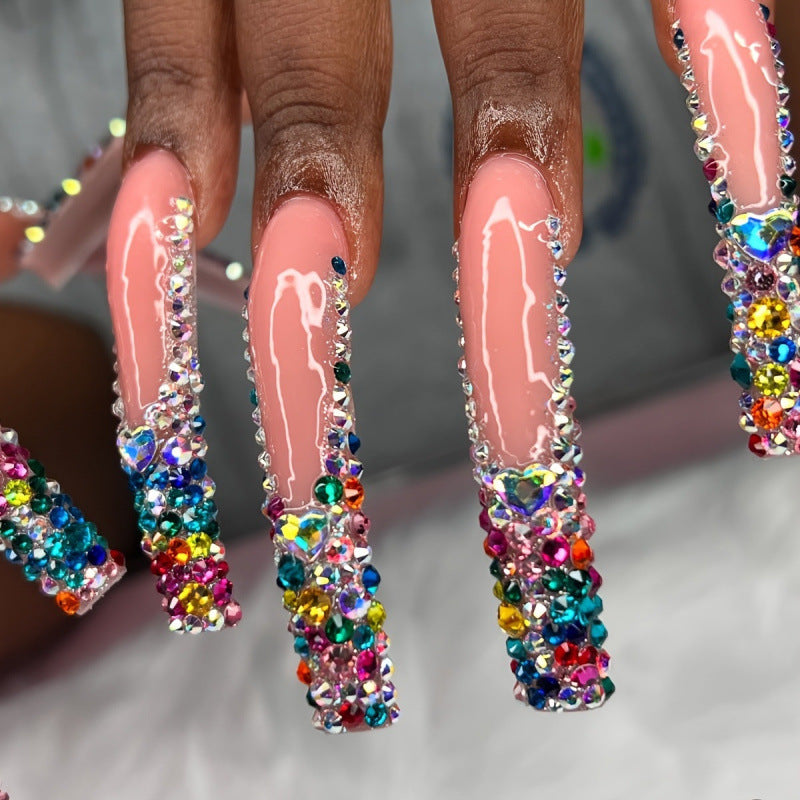 Glamorous Rhinestone Acrylic Nail Set — product view 6
