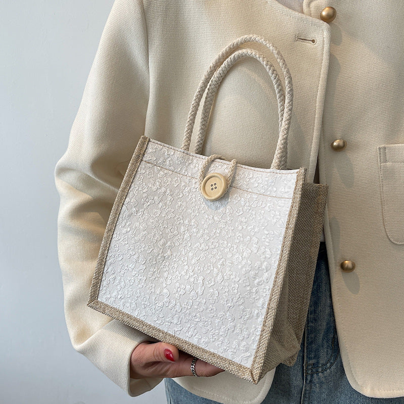 Elegant Textured Mini Tote Bag — product view 4