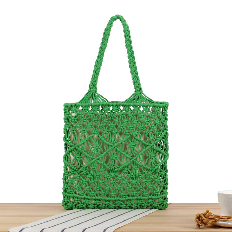 Handmade Macrame Bag LoungeYard — product view 5