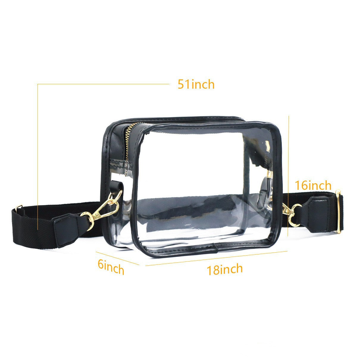 Transparent Crossbody Bag LoungeYard — product view 2