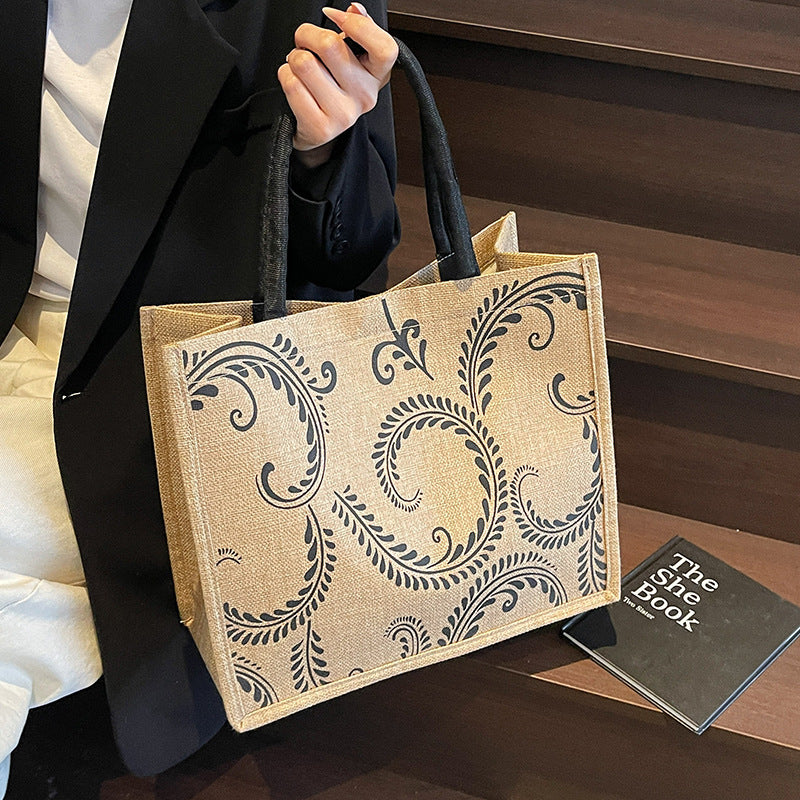 Elegantly Designed Linen Tote Bag — product view 1