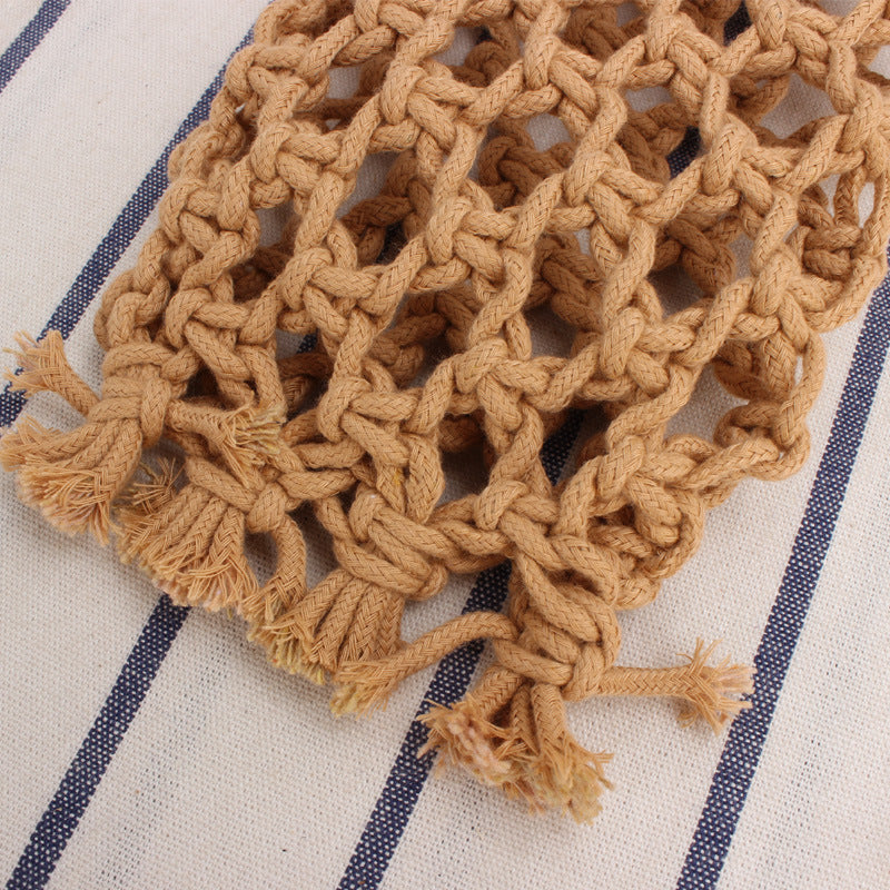 Macramé Shoulder Bag in Creative Net Design LoungeYard — product view 3