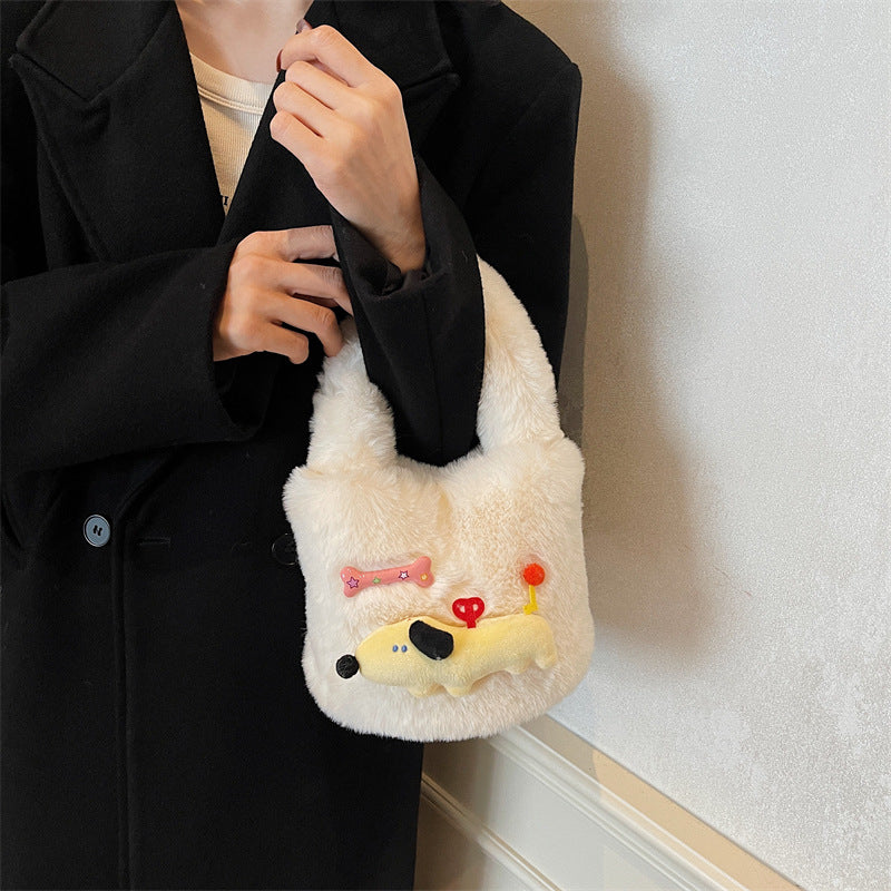 Plush Tote Bag LoungeYard — product view 1