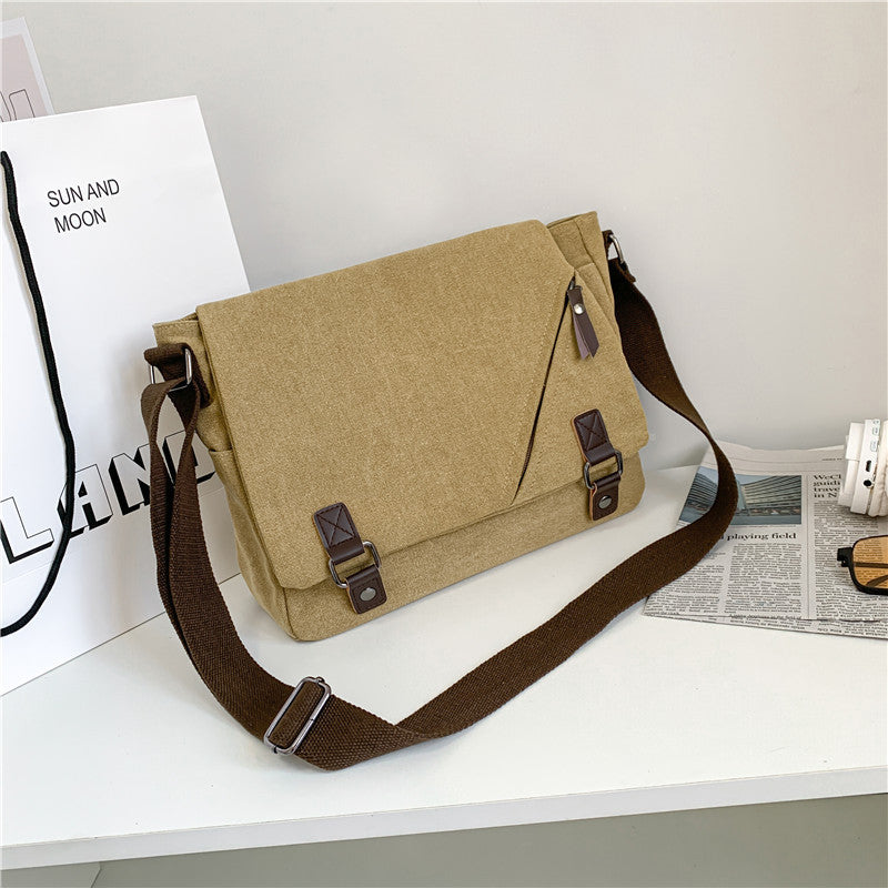 Multifunctional Messenger Bag with Adjustable Shoulder Strap LoungeYard — product view 7