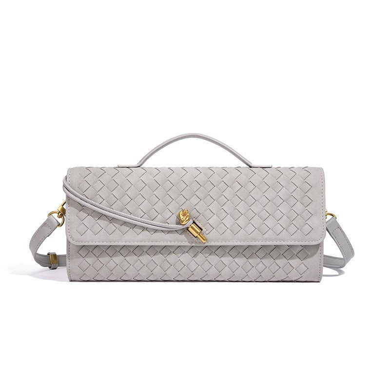 Sculpted Suede Clutch Bag LoungeYard — product view 6