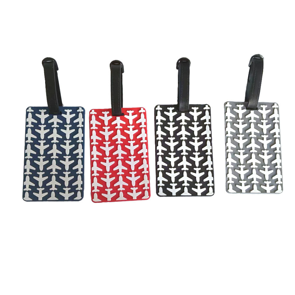 Unisex Luggage Tag with Creative Airplane Pattern LoungeYard — product view 2