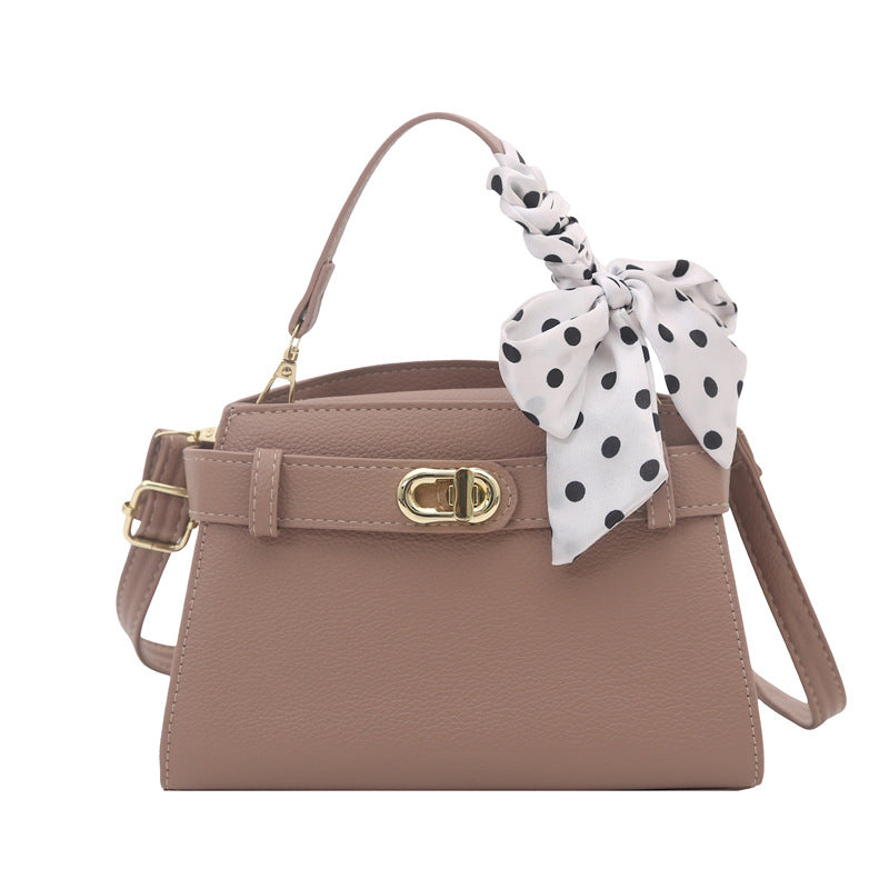 Structured Handbag with Decorative Bow — product view 3