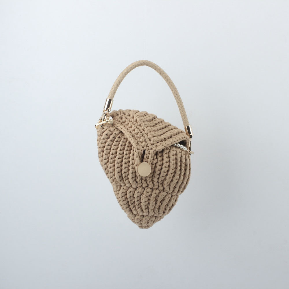 Handbag Made of High-Quality Macrame with Elegant Closure LoungeYard — product view 1