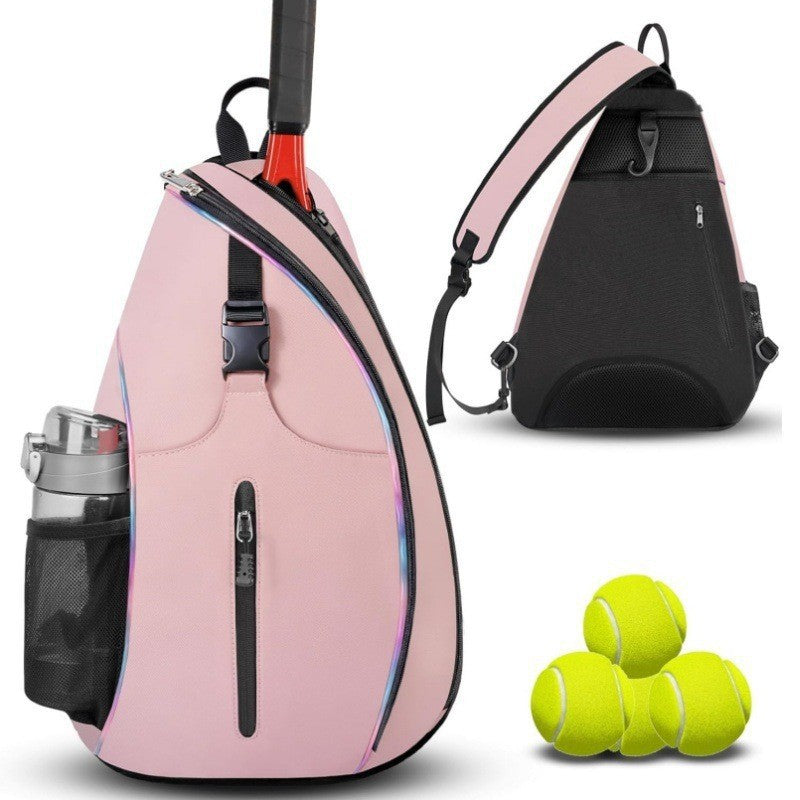 Tennis backpack with special compartment for rackets and drink sleeve LoungeYard — product view 6
