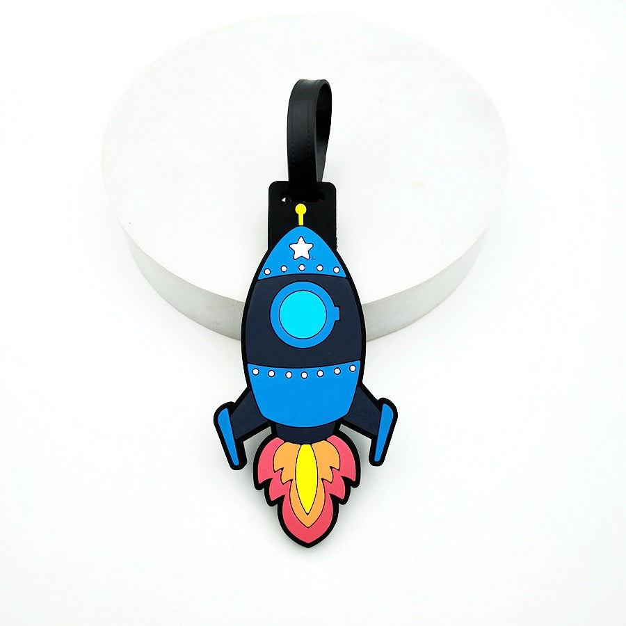 Rocket-Shaped Luggage Identifier LoungeYard — product view 6