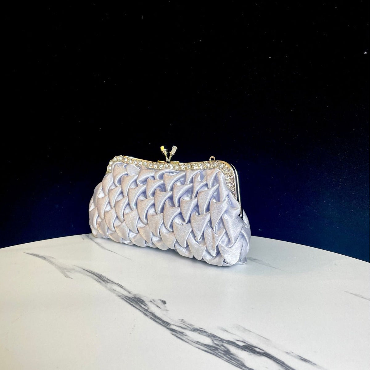 Ruffled Evening Handbag — product view 2