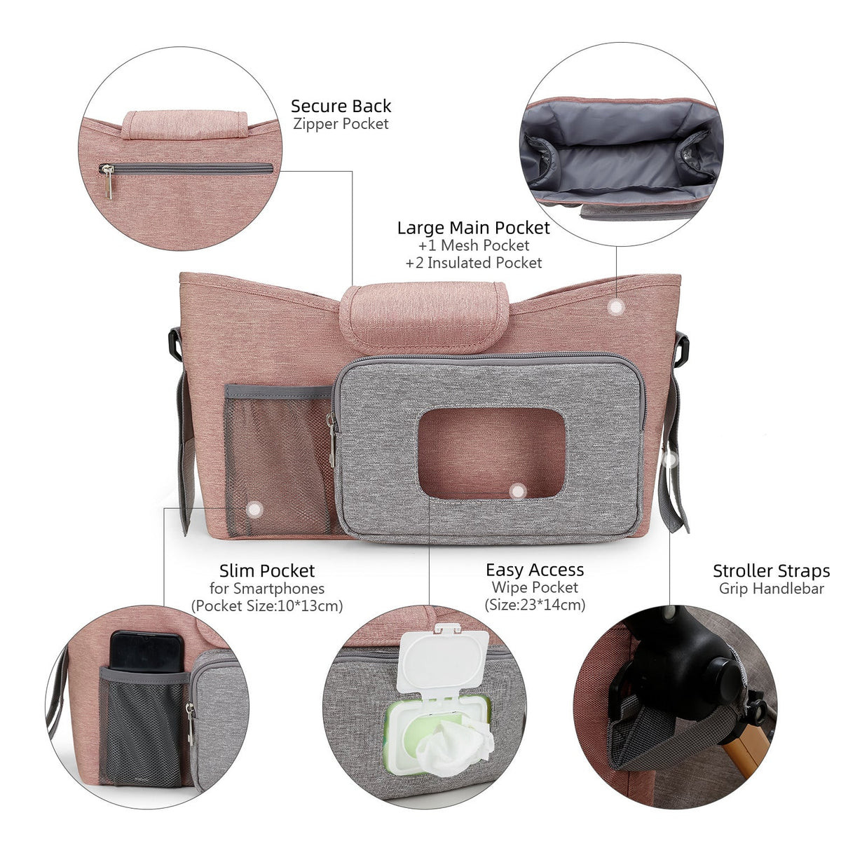 Organizing Baby Bag LoungeYard — product view 2