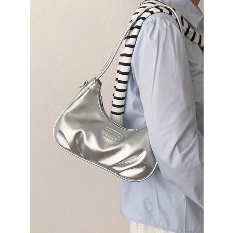 Stylish Structured Handheld Satchel LoungeYard — product view 3