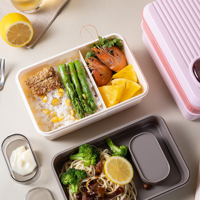 Multi-Sectional Food Storage Container with Secure Lid — product view 3