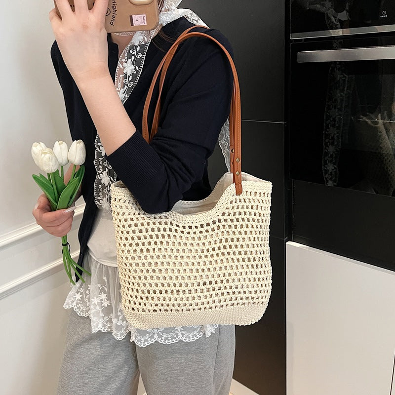 Woven Seagrass Tote Bag — product view 2