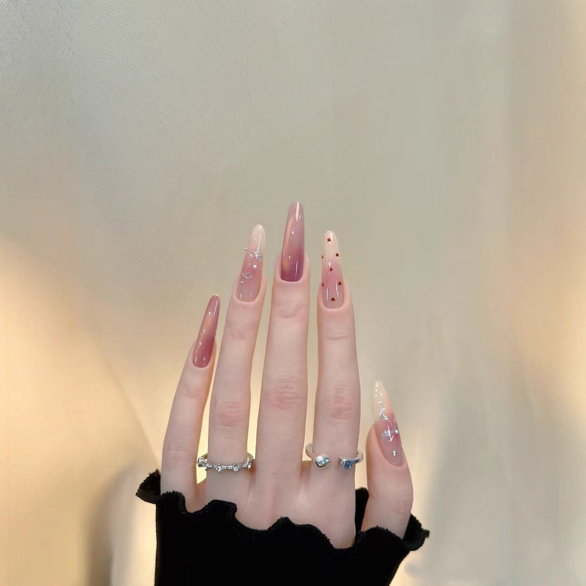 Ombre Stiletto Nail Art Extensions — product view 6