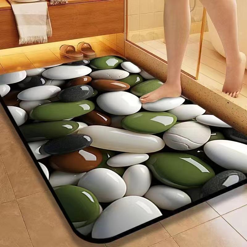 Pebble Design Bath Mat — product view 3