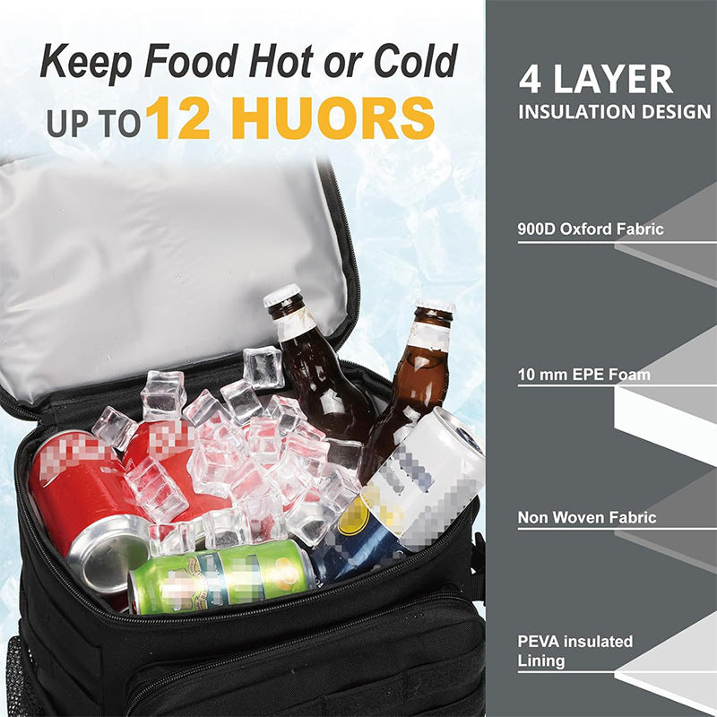 Versatile Cooling Hiking Backpack with Insulated Compartments LoungeYard — product view 3