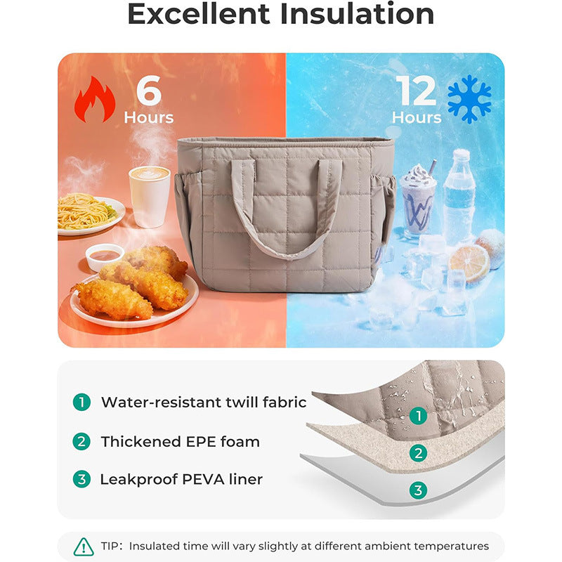Insulated Picnic Cooler Tote LoungeYard — product view 7