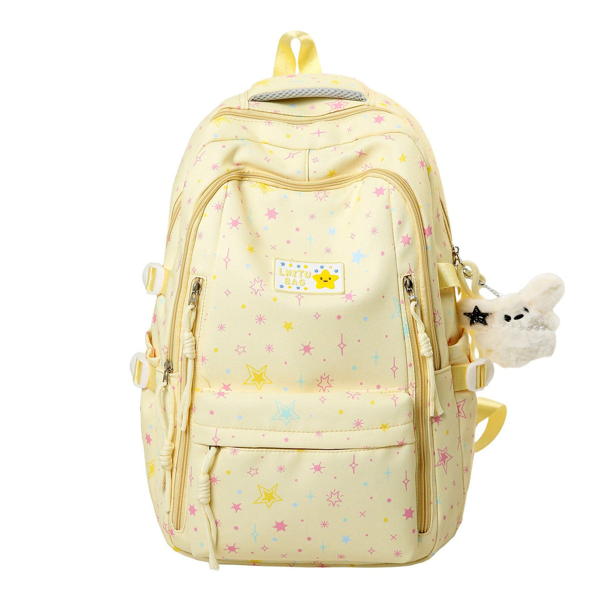 Fun Star-Printed Casual Backpack LoungeYard — product view 5