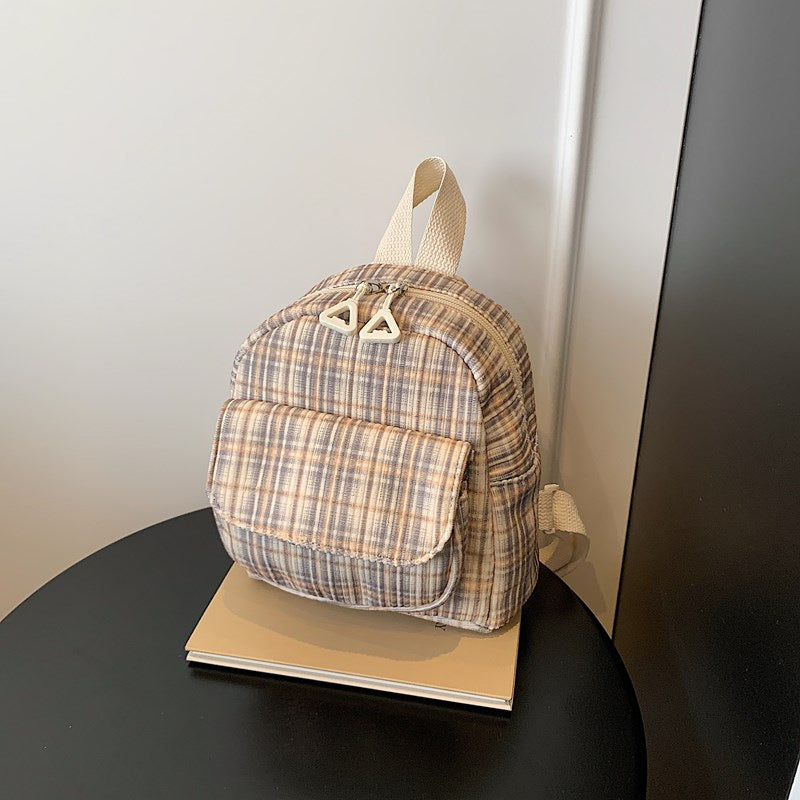 Compact Striped Mini Backpack — product view 6