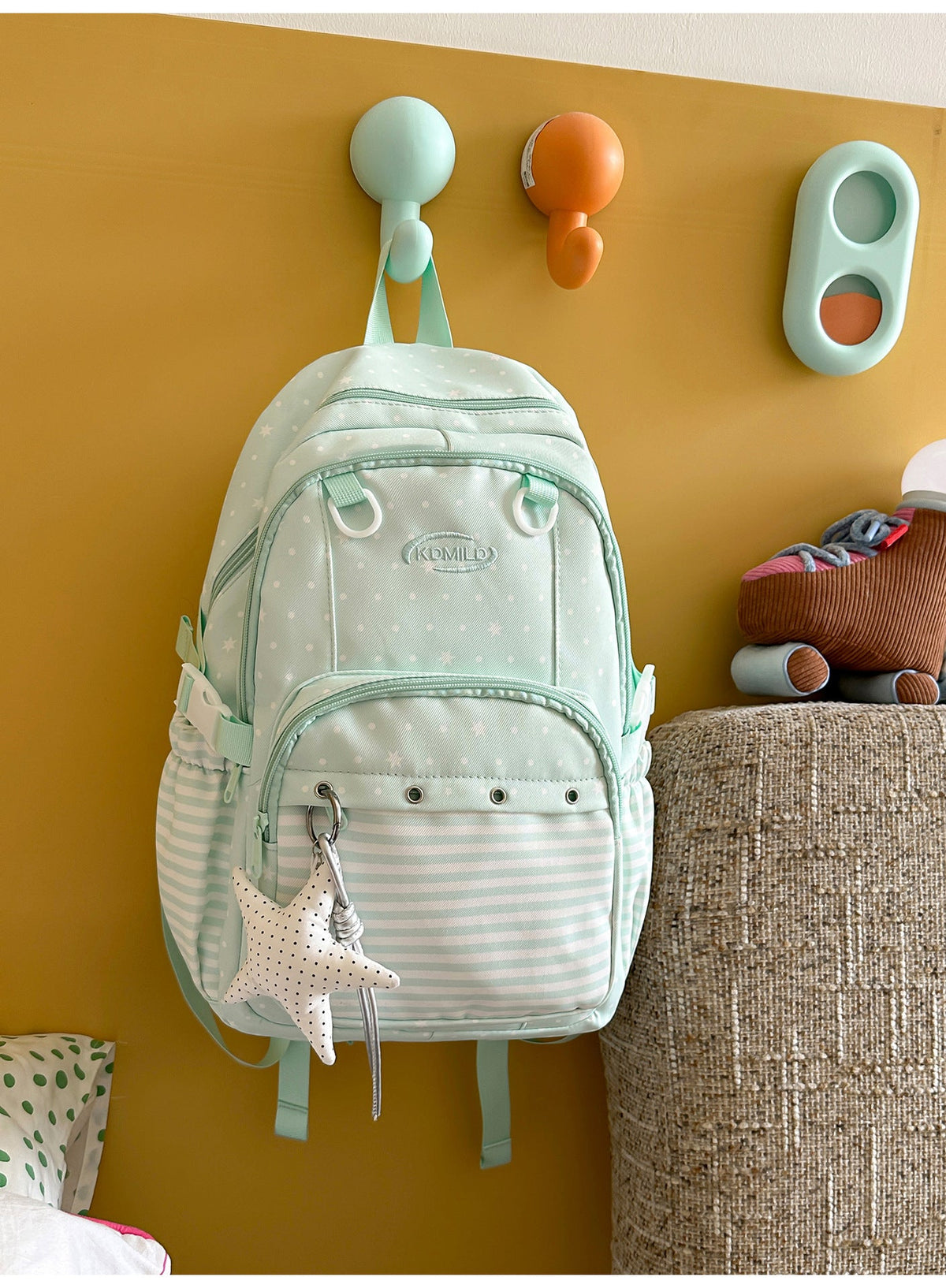 Multi-Functional Polka Dot Backpack — product view 3