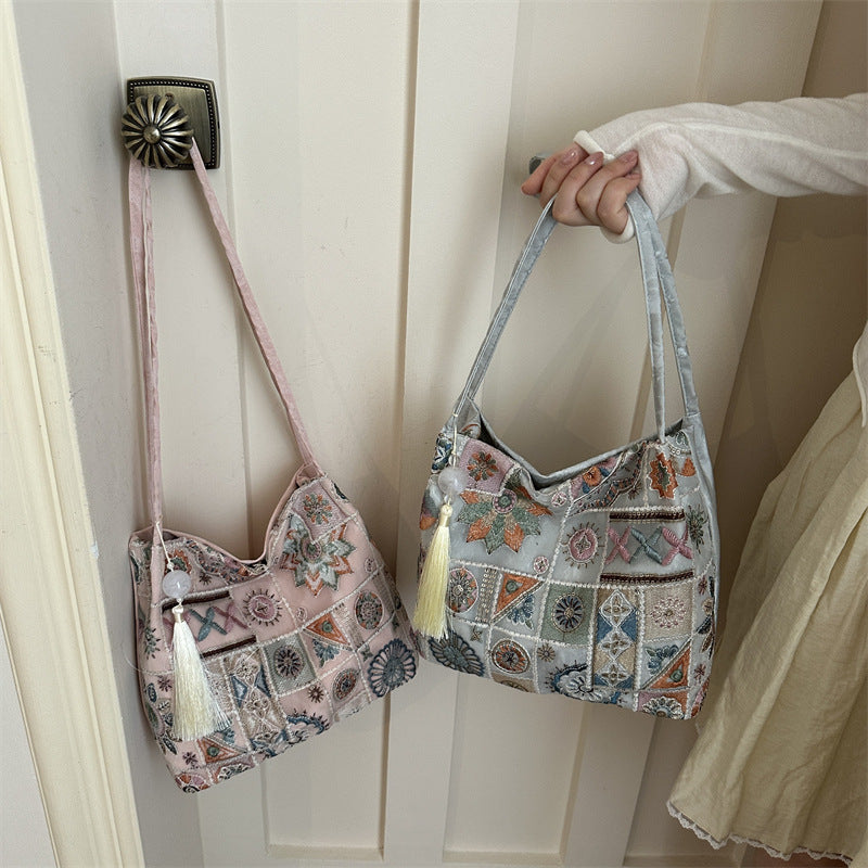 Bohemian Patchwork Shoulder Bag — product view 2
